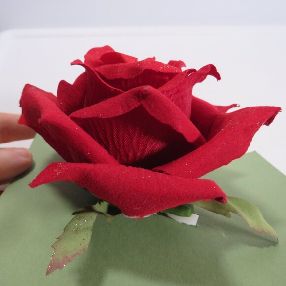 Rose Clip on Flower (for clothing, gift as bow, decor) on Alligator Clip - Picture 3 of 7